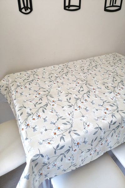 ELEGANCEV Lined Oilcloth Tablecloth - Square Round Rectangular Ppt