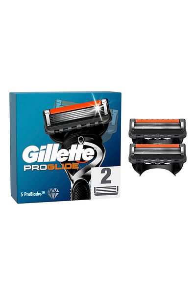 Gillette Fusion ProGlide Spare Shaving Razor 2 Pieces
