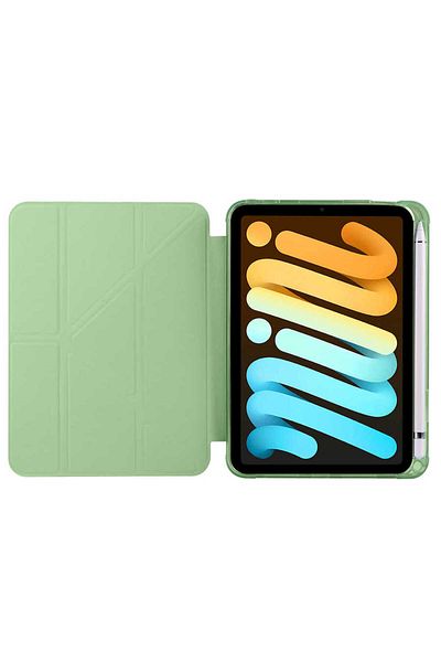 Fuchsia Mini 2021 (6th GENERATION) Compatible Tablet Case with Pen Holder and Stand, Foldable Sleep Mode