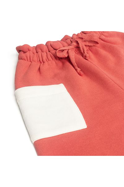 Zuppers Thick Cotton Jogger Pants with Baby Pockets - Coral