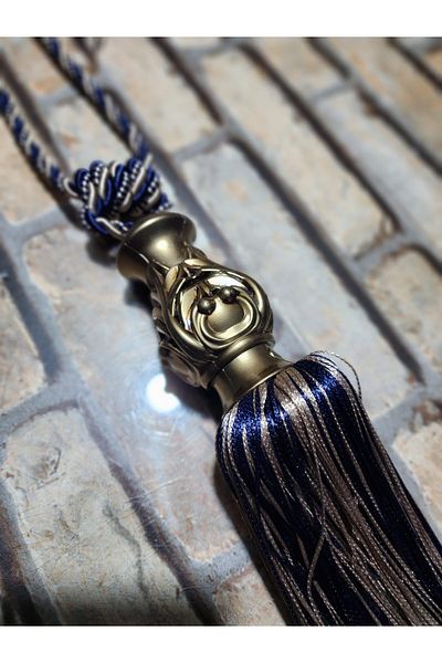 Akcan Navy Blue Mink Color Bronze Tulip Long Braçol