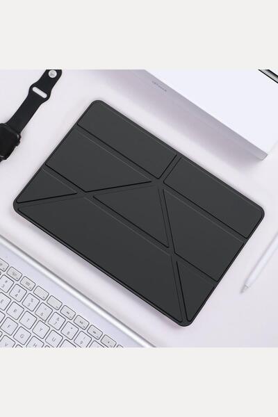 Fuchsia Mini 2021 (6.NESİL) Uyumlu Kalemlikli Standlı Katlanabilir Uyku Modu Özellikli Tablet Kılıfı.