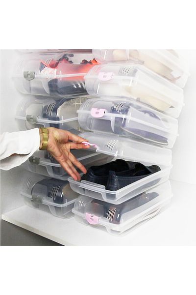 Dükkanönü 1 Piece Women's Transparent Shoe Storage and Protection Box 50816