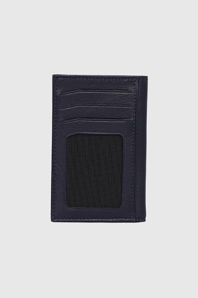 Grande 844 Genuine Leather Card Holder Wallet Arsel Navy Blue