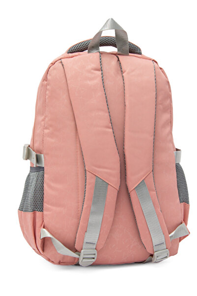 KAFF Young 51583 Pink Pink Unisex Multi-Pocket Water Resistant Cover Backpack with Keychain Accessory