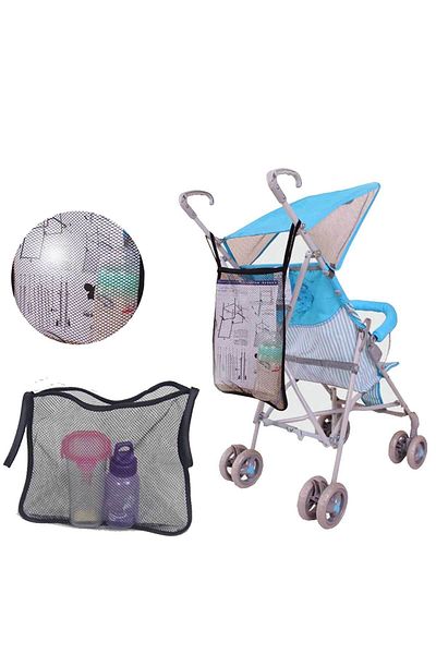 RevuBaby Baby Stroller Bag Pushchair Shopping Net Children's Stroller Hanger Net 30x24 CM Bag