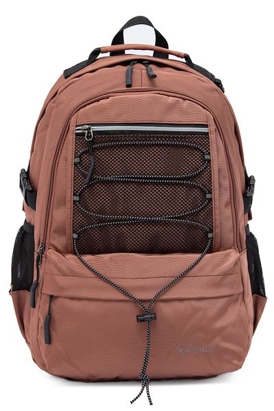 KAFF Young 51534 Pink Pink Unisex Multi-Pocket Water Resistant Backpack