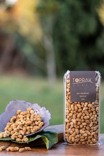 Toprak Doğal Dried Mulberry 130G - Eğin Kemaliye - Dried Mulberry - Natural Dried Mulberry