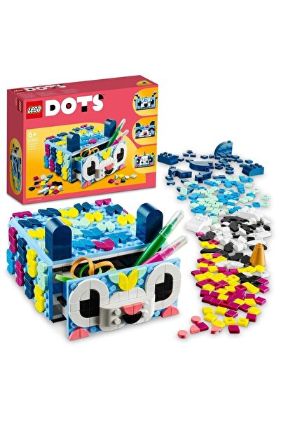 LEGO ® DOTS Yaratıcı Hayvan Çekmecesi 41805 - İnşa Edilebilen Kendin Yap Saklama Kutusu (643 Parça)