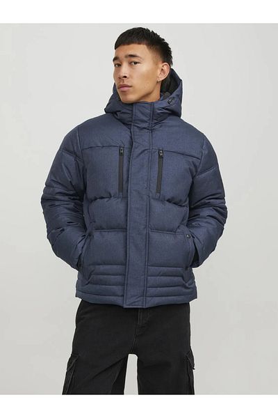 Jack & Jones Wind and Water Resistant Puffer Coat - Yog
