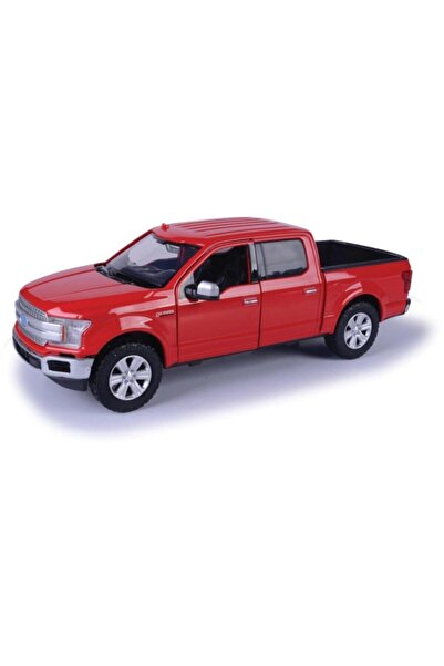 Motor Max Motormax 2019 Ford F-150 Lariat Crew Cab Kırmızı 1:27 Model Araba