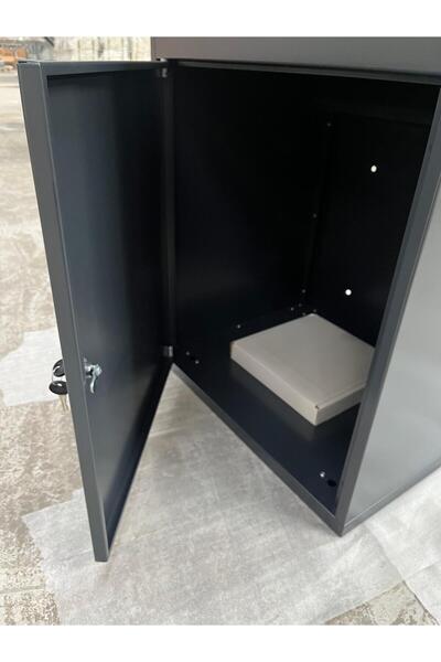 LICCIA Posta Kutusu Anahtarlı Antrasit Rengi