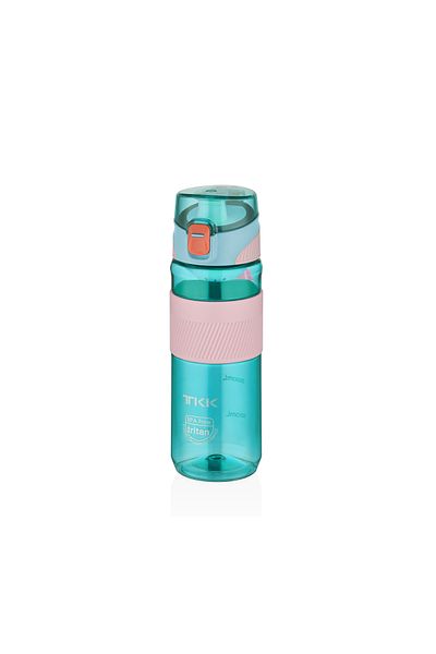Vagonlife Tkk 550ml Lockable Lid Water Bottle with Straw Free Carrying Strap Strainer