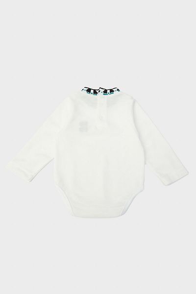 GB Baby Baby Boy White Bodysuit 23FW0BG1528
