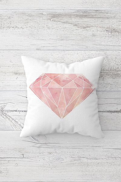 on the clouds Diamond and Nested Triangles Concealed Zippered Throw Pillow Cover Seat Pillow Cover Set(4PCS)
