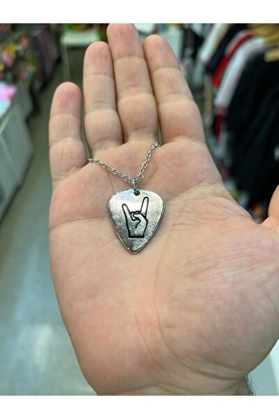 Kuzgunshop Opeth Çift Taraflı Pena Unisex Kolye