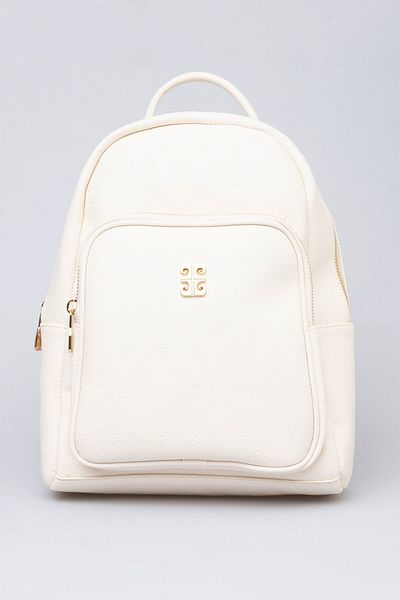 Pierre Cardin Ecru Floater Women's Backpack 05Po22Y1553