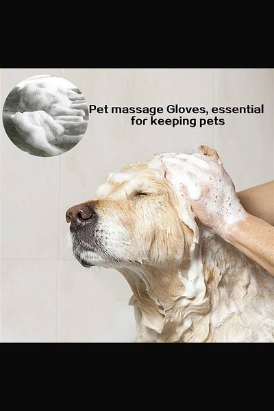 GİLLİ STORE Magic Dishwashing Gloves Dog Gloves Cat Bath Gloves Kitchen Gloves Bath Gloves