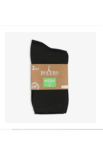 Bolero 2'li Roll Top Lastiksiz Organik Çorap