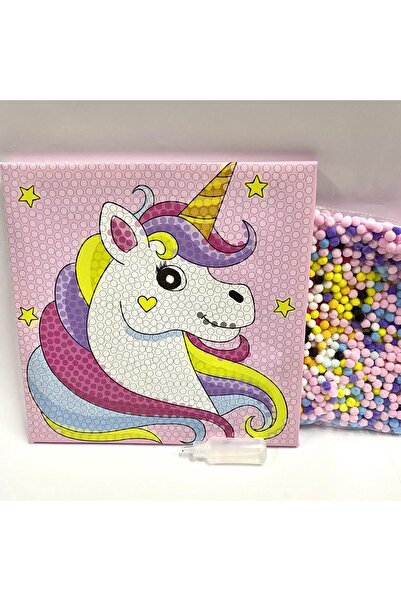 orhanucuzluk Ponpon Yapıştırma Seti Unicorn