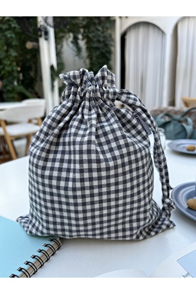 Sumicorn Design حقيبة منظم برباط ورباط من القماش الصديق للبيئة باللون الرمادي...