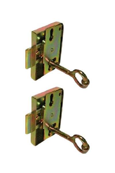 Müthiş Kapazlama Kilit 2 Adet Sandık Kilidi Anahtarlı