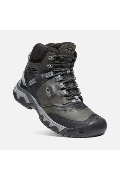Keen 1024911   حذاء Ridge Flex Mid Wp - حذاء رجالي خارجي: مغناطيسي/أسود