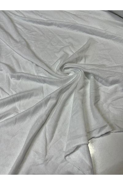 Kumaş sever White Single Jersey Combed Cotton Fabric Shows Pure Cotton Inside