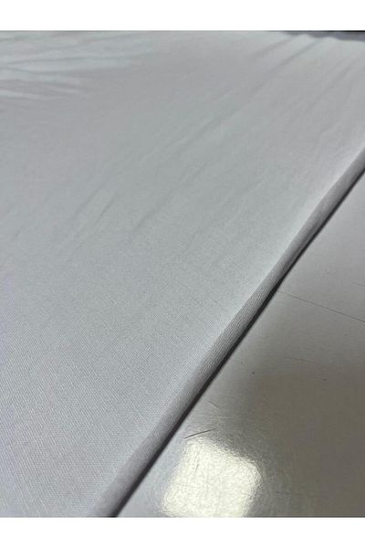 Kumaş sever White Single Jersey Combed Cotton Fabric Shows Pure Cotton Inside