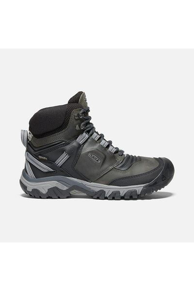 Keen 1024911   حذاء Ridge Flex Mid Wp - حذاء رجالي خارجي: مغناطيسي/أسود