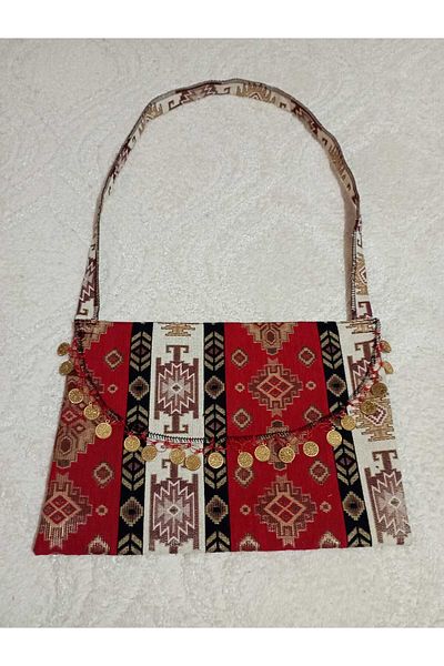 LABELLA COLLECTİON GOBLEN FABRIC AUTHENTIC BAG 22X35