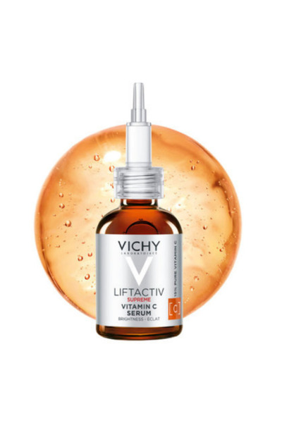 Vichy BRIGHTENING SERUM WITH 15% PURE VITAMIN C, VITAMIN E, PINE POLYPHENOLS ...