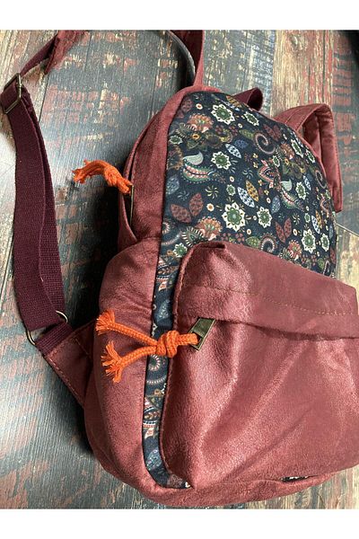 Street Bag Lycian Ethnic Authentic Bohemian Patterned Backpack Daily Use Travel Bag