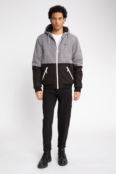 DeFacto Color Block Slim Fit Hooded Fleece παλτό - N4531az23au