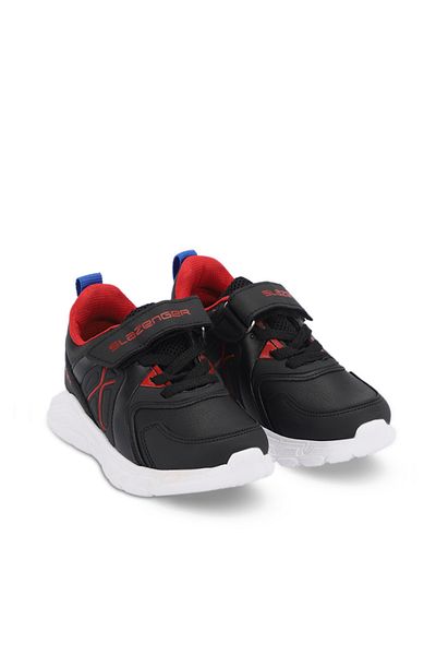 Slazenger VACATION I Sneaker Unisex Kids Shoes Black / Red