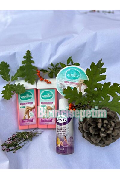 VANCL 4'lü Mini Set(2 Adet Kartuş Ağda+10 m. Ağda Bezi+ Ağda Temizleme ve Masaj Yağı) hediyeli ürün