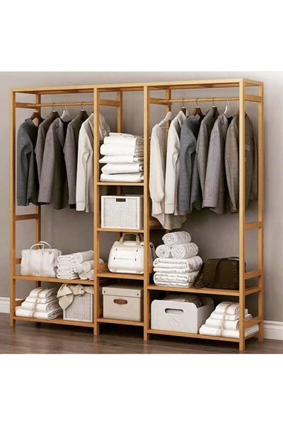 Genel Markalar Modern Açık Gardırop Elbise Askılığı