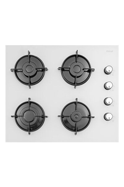 İtimat 1530 Beyaz Seramik Cam Ankastre DoğalGaz Ocak