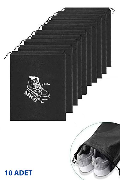 Woys Bags 10 Pieces Shoes - Bag Suitcase Organizer, Carrying and Storage Bag and Pouch