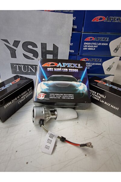YSH TUNING H1 Buz Mavi Led Xenon Far Ampulü Led Zenon Yeni Nesil Şimşek Etkil...