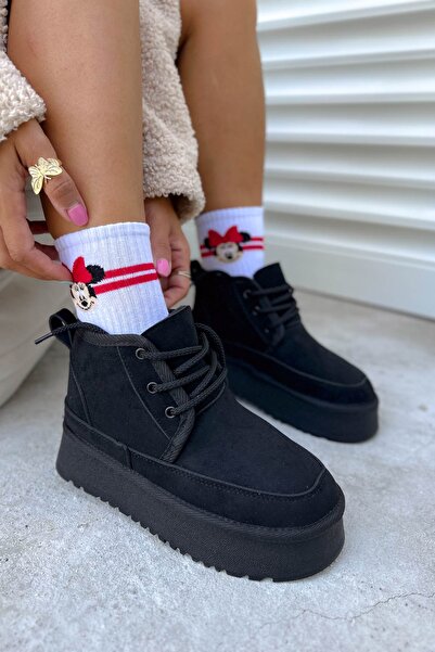 Shoebutik Μαύρες μπότες Lolly