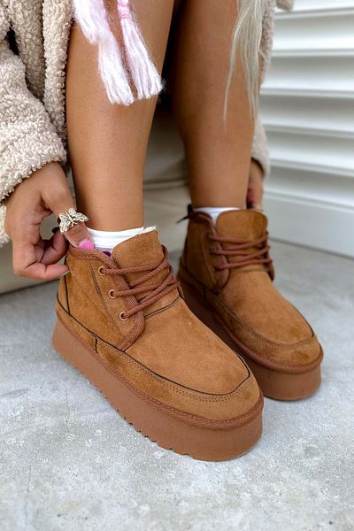 Shoebutik Lolly Tan Boots