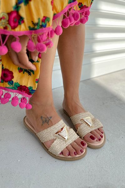 Shoebutik Papuci Riva Bej