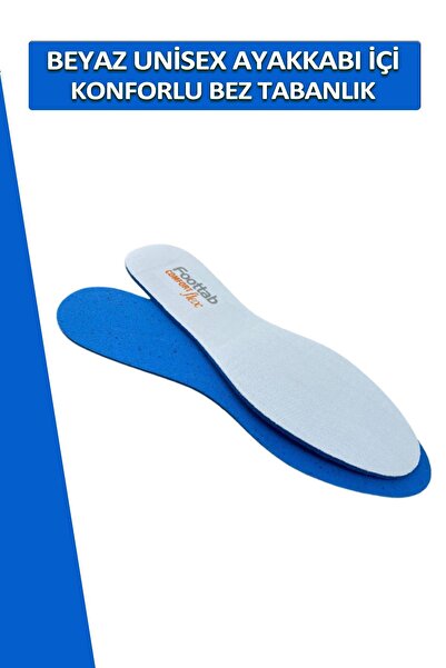 Dopar Foottab Yumuşak Bez Tabanlık Kadın Erkek Spor Ayakkabı Tabanlığı