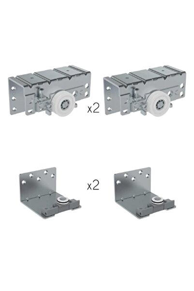 ŞENEL Yapı Market Mepa Sgm-01 Dış Kapak Ağır Sistem Ray Dolap Sürgülü Kapak M...