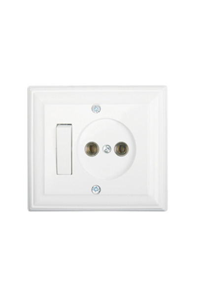 GARRA Furniture Socket Recessed With Switch Grounded Socket With Switch