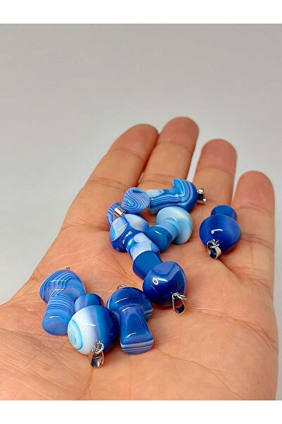 Yasamtohumu Акіковий камінь у формі гриба, підвіска для намиста (42680)