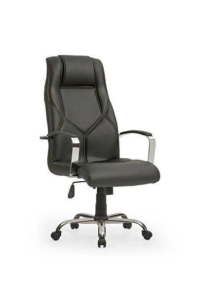 MEHMET YAREN BURO Makam Krom Bilgisayar Koltuğu - Ofis - Müdür - Büro - Çalış...