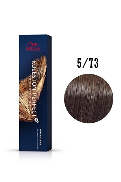 Wella Koleston Perfect Süper 5/73 Altın Kestane Tüp Kalıcı Saç Boyası 60 /ml**