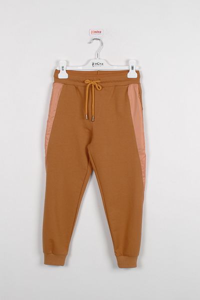 incity Pantaloni de trening Jogger cu dungi maro pentru băiat